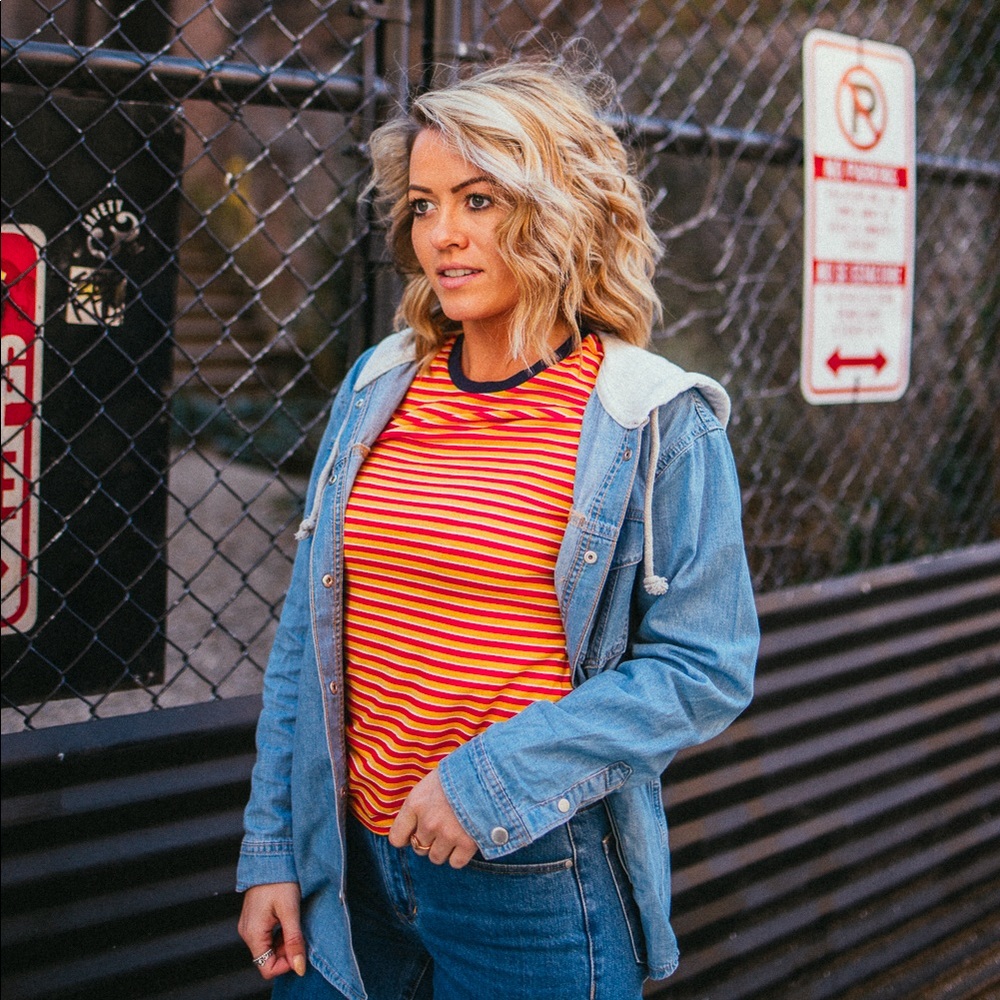 RETRO STRIPE T-SHIRT